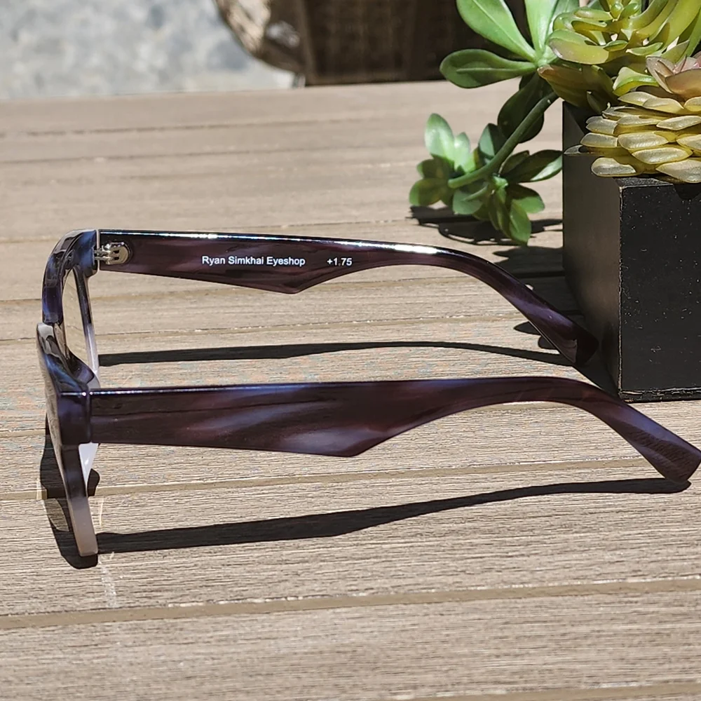 Ryan Simkhai Skylar Women's Midnight Blue Light Blocking Anti-Scratch Readers